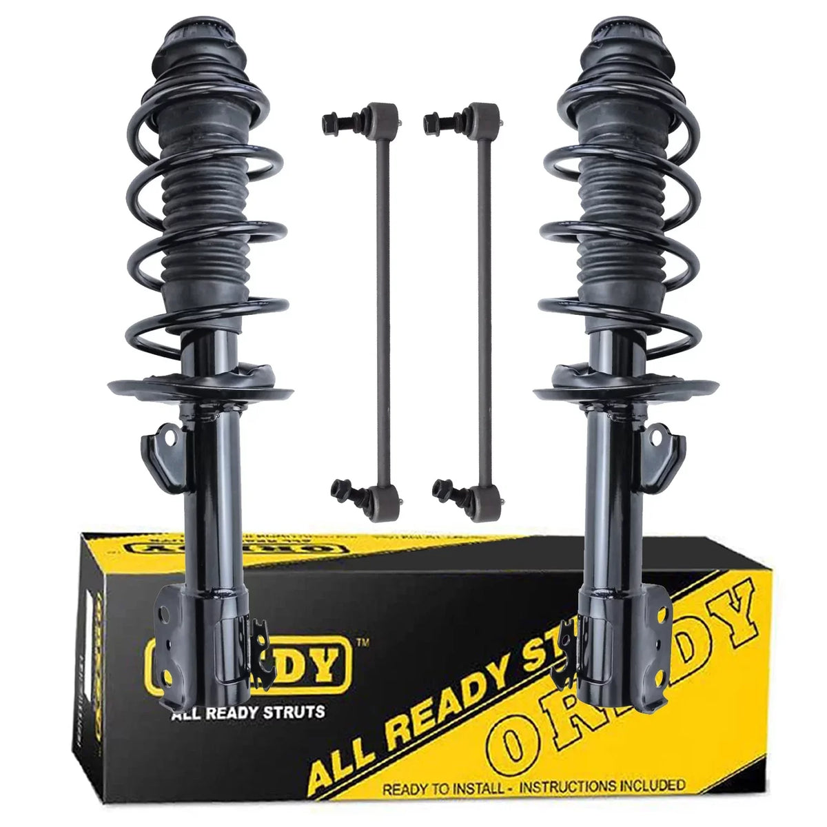 '- K80879 Struts 272289 for 2011 Links 2006 & 2007 OREDY 4PC Front 272288 2009 Sway Yaris 2008 2012 Bar 2010 Kit