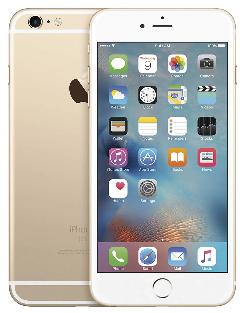 '- Dual-Core 128GB Plus Gold 4G Unlocked (Used) Phone 6s 12MP w/ Camera iPhone LTE GSM