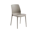Modern Minimalist Plastic Dining Chair - Lightweight and Durable Design