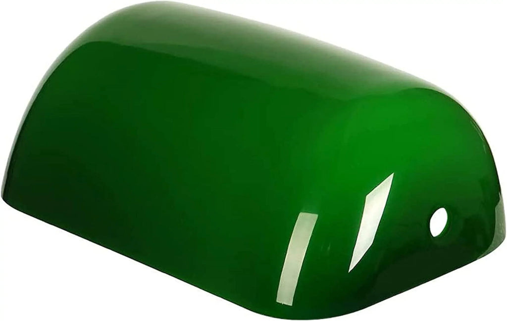 & Opal Aspen Replacement Shade x 5-1/4"W Cased Bankers GREEN Creative 8-3/4"L Lamps, 23601-21, Pharmacy For Glass 3-1/8"H, x