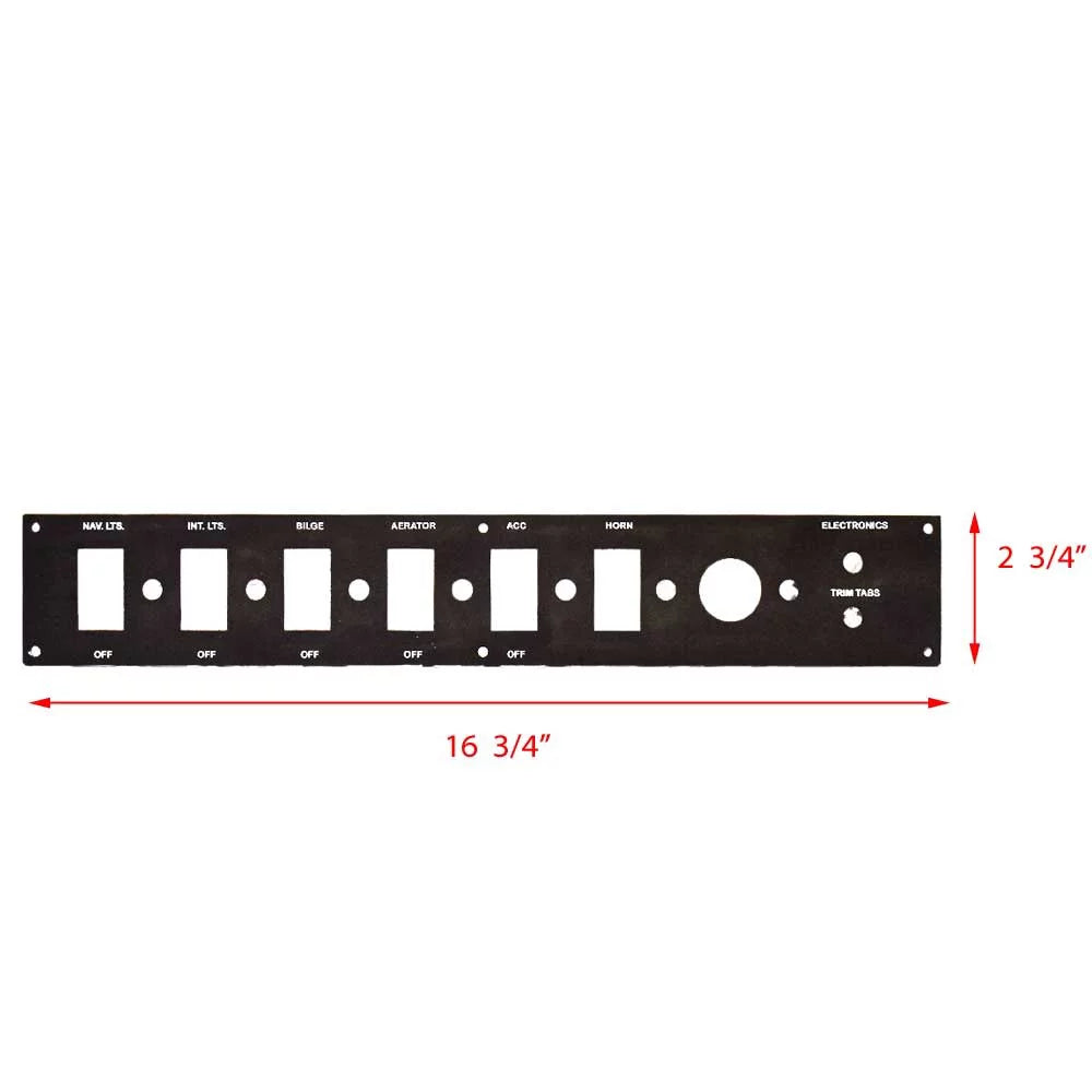 3/4 Boat Blank 16 168 Phantom Instrument 324259 Panel Ranger Inch |