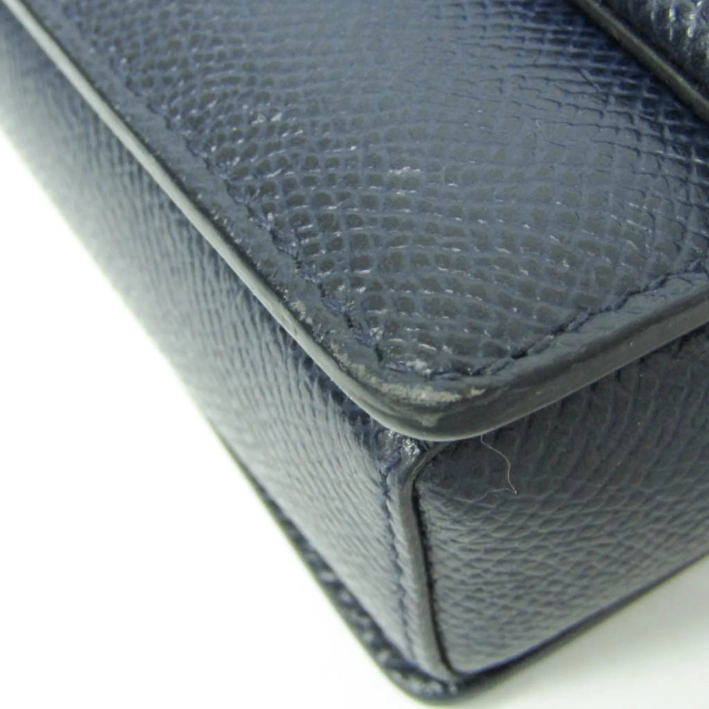 0011 Navy Ferragamo (Good) Women's Vara Shoulder Salvatore AU-21 Pre-Owned Leather Bag