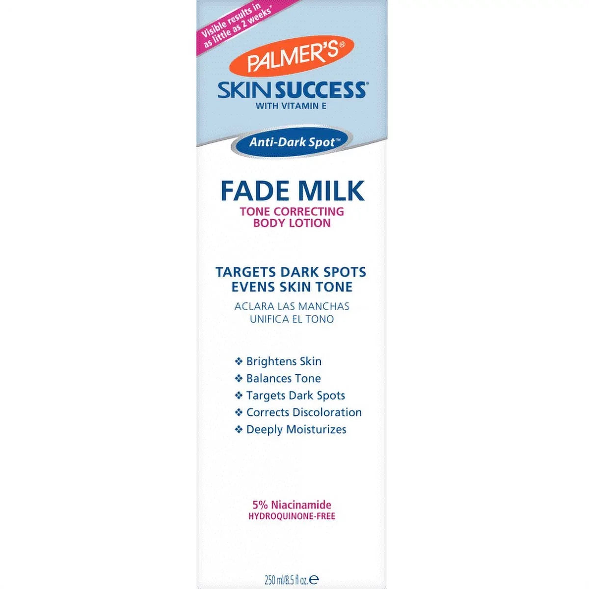 Success Pack oz Skin of Lotion Anti-Dark Palmer's Body 2 8.5 Fade Milk fl Spot