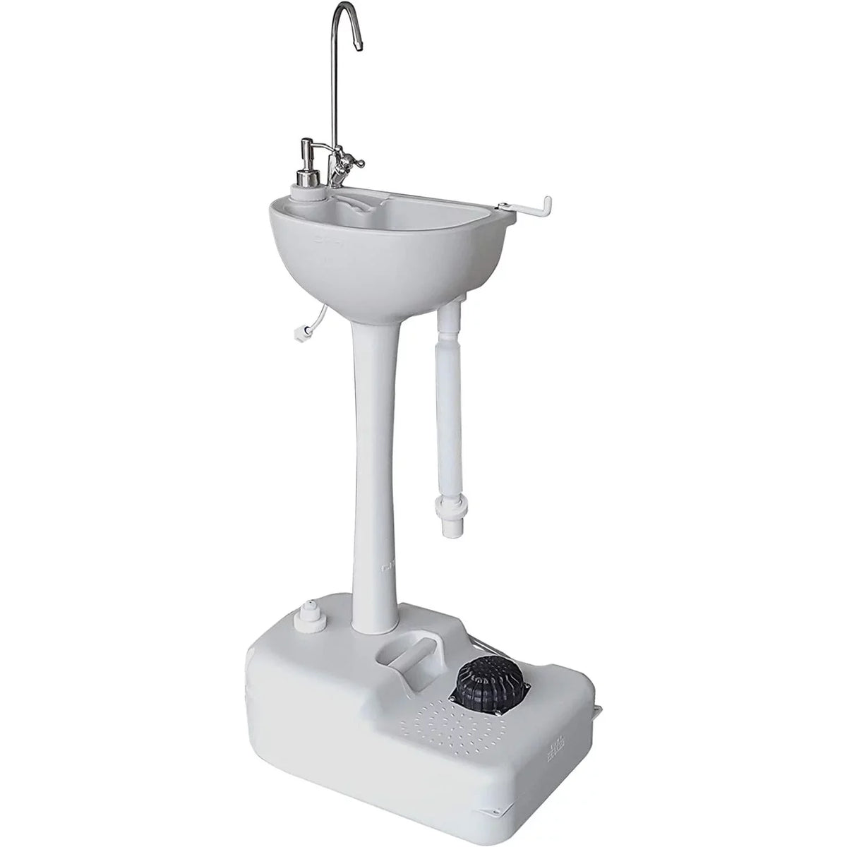 19.7 in White x Basin & - 12.9 gal. Hike Camping 5 in Crew Tank W, L Sink, Portable