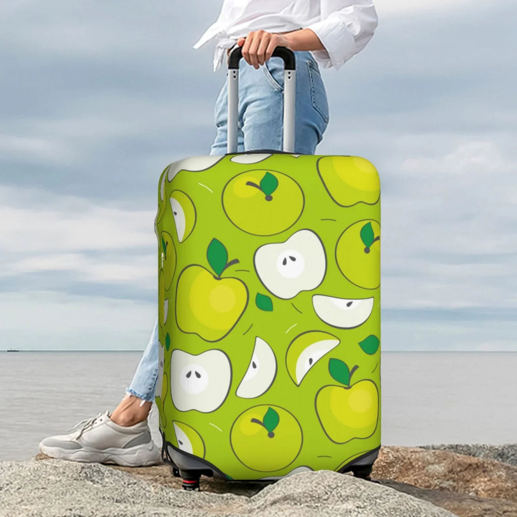 Washable Fashion Suitcase Cover Luggage 18-32 Inch Luggage Print - Green Junzan Protector Fits