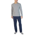 & Sleepwear Top Set, Lounge Bottom XL Bauer Gray/Blue, Eddie Pajama Men’s
