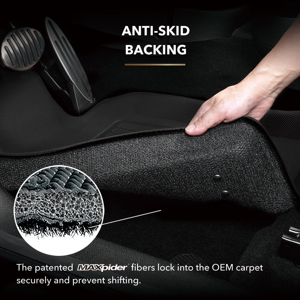 SUBARU FORESTER (BLACK) Mat Row KAGU Second MAXpider 3D compatible with Floor 2009-2014 -