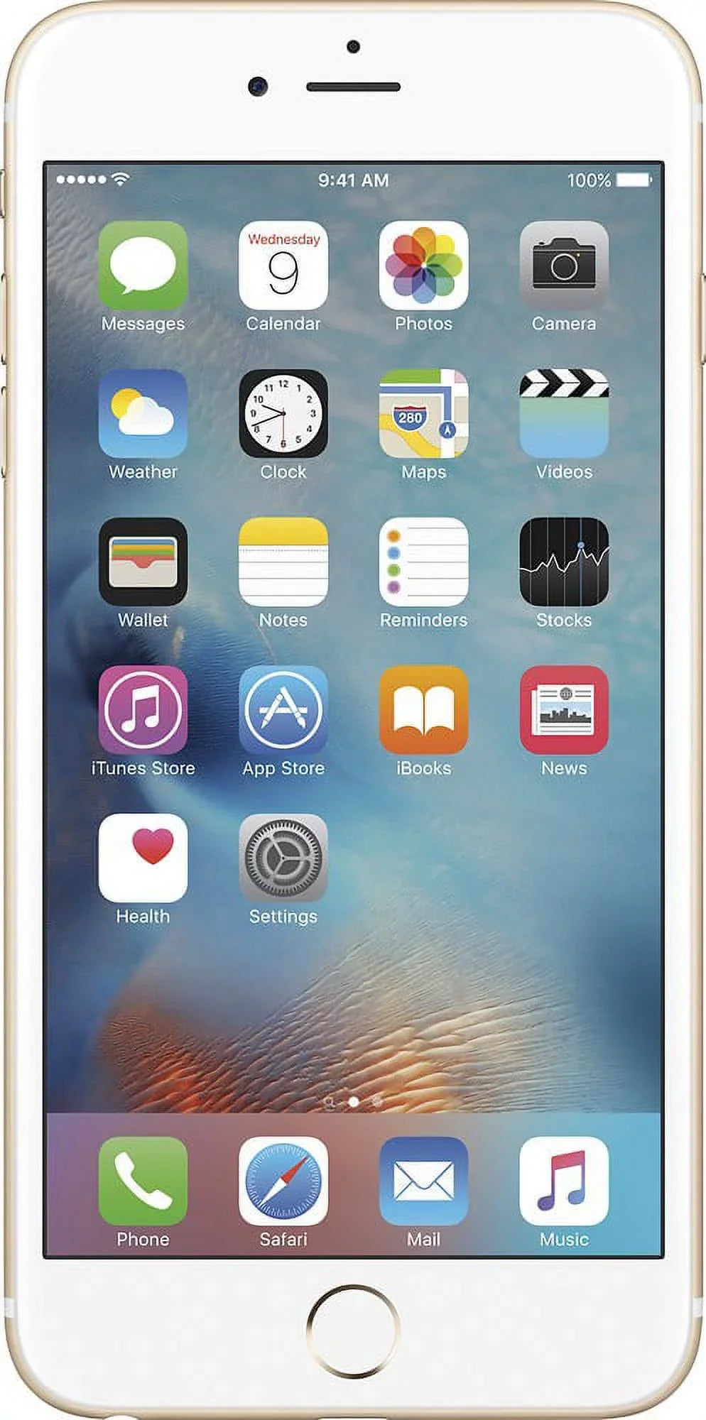 '- Dual-Core 128GB Plus Gold 4G Unlocked (Used) Phone 6s 12MP w/ Camera iPhone LTE GSM